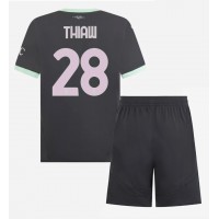 AC Milan Malick Thiaw #28 Tredjedraktsett Barn 2024-25 Kortermet (+ Korte bukser)